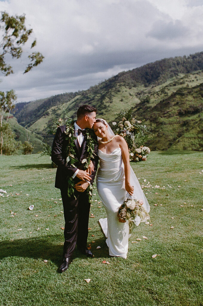 Oahu destination wedding photography bridal portrait