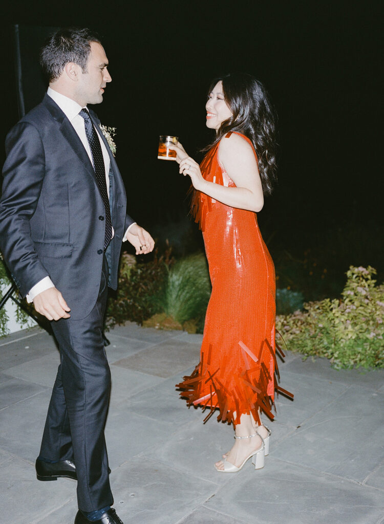 Bride and groom dancing the night away in Sonoma